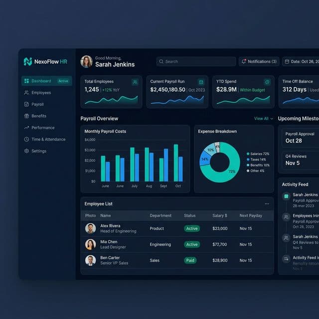 yfy® platform dashboard